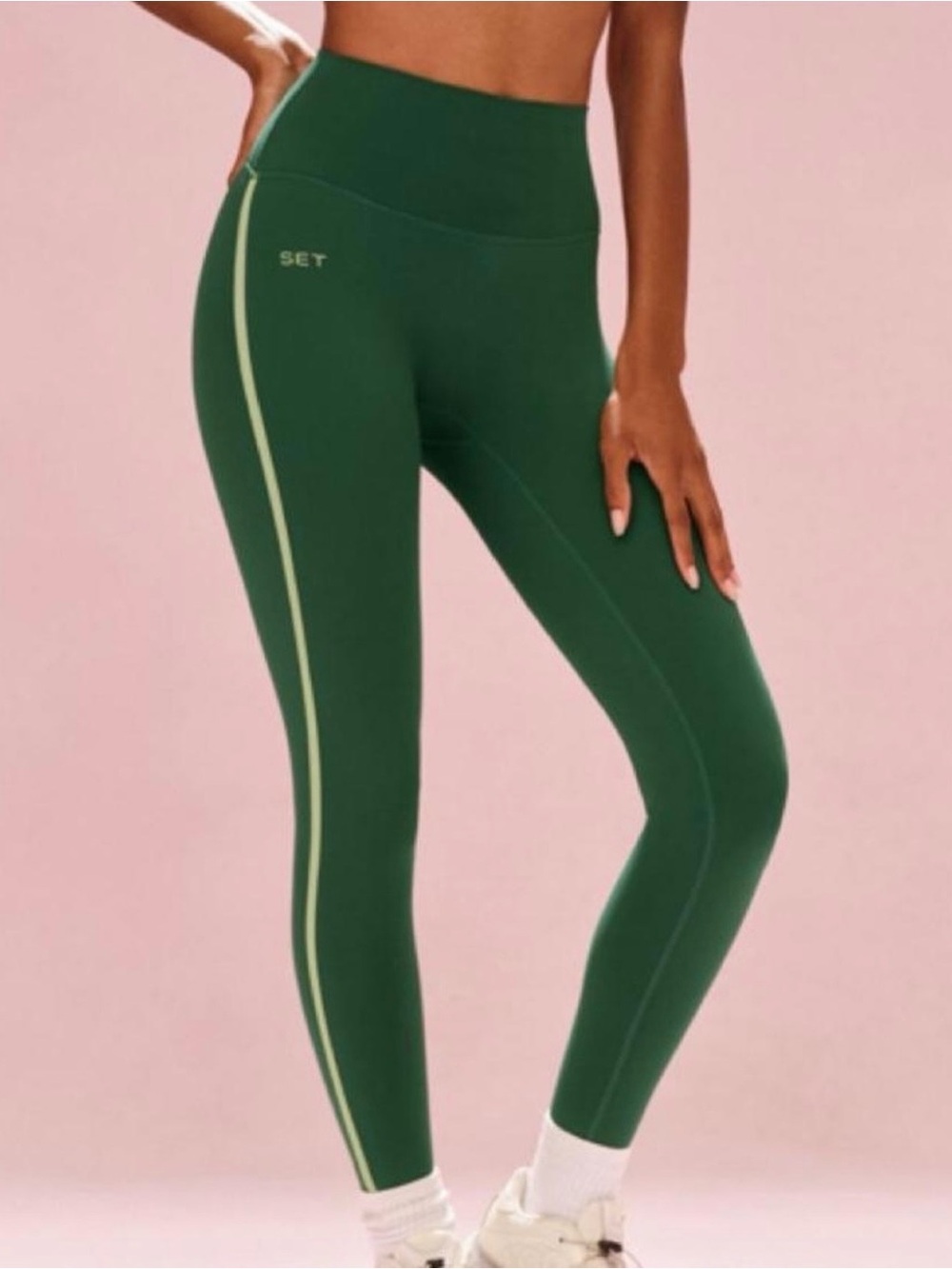 NWT SET Active - SPORTBODY® SPORTY STRIPE
LEGGINGS - LAWN - Picture 2 of 2